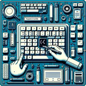 Hranatá Závorka Klávesnice