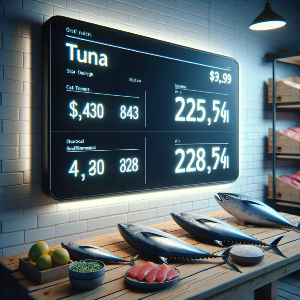cena tuňáka